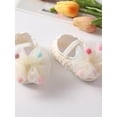 thumbnail image 4 of Ame Fashion Baby Girl Polka Dot Net Yarn Cotton Bowknot Princess Shoes Toddler Soft Sole Walking Shoes Headband Set 0-18 Months, 4 of 8