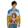 thumbnail image 4 of Vintage Cavalier King Charles Spaniel Hello Mother's Day Summer Sunflower Field All Over Print 3D Baseball Jacket Dog Lover Gifts Bomber Jacket Softball - 12005, 4 of 6