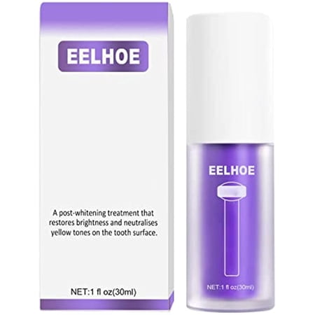 EELHOE Purple Toothpaste, Purple Toothpaste for Teeth Whitening, Teeth Whitening Toothpaste.