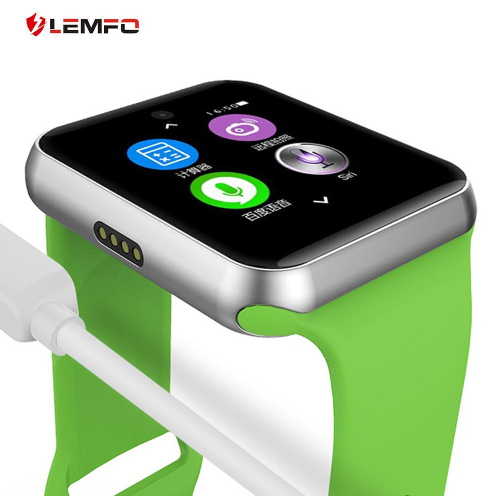LEMFO LF07 Smart Watch Support SIM Card Camera Remote Smart Watch green Walmart