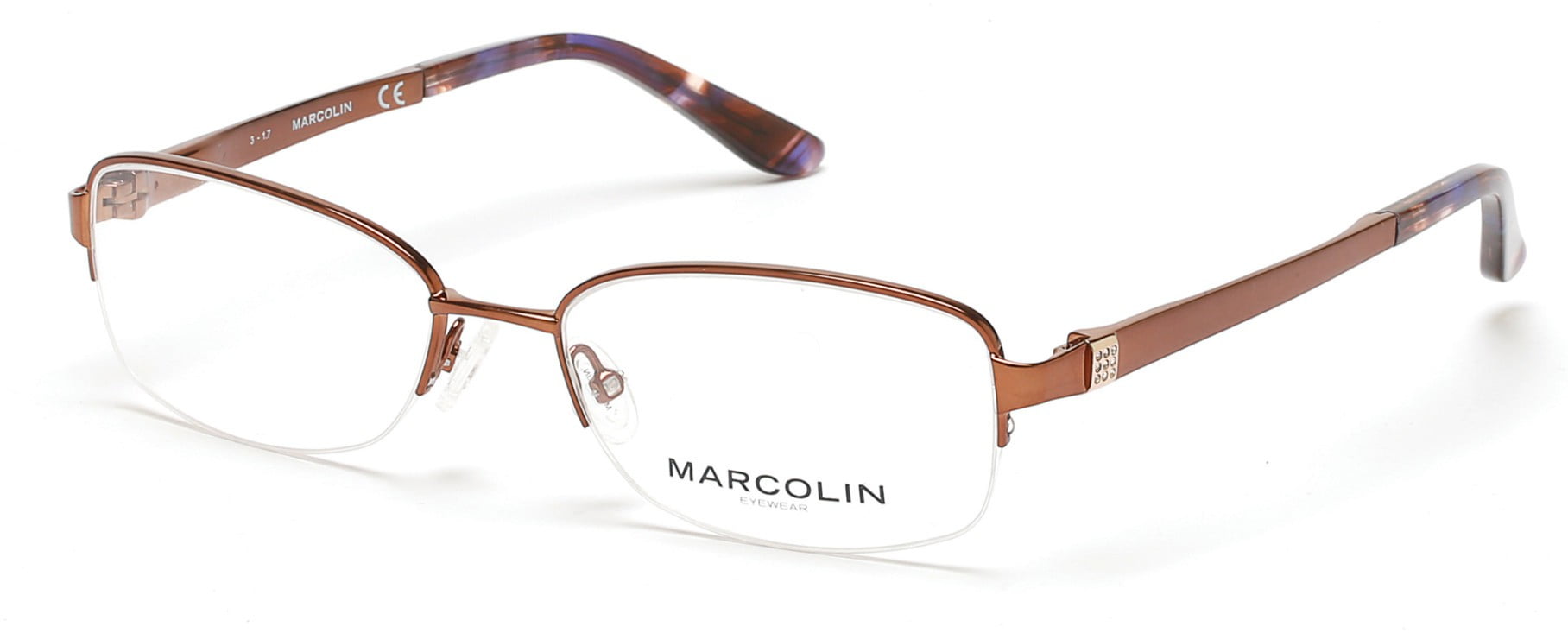 Eyeglasses Marcolin MA 5009 008 shiny gumetal