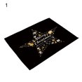 thumbnail image 1 of Koszal Tapis de Table Respectueux de l'Environnement Résistant à l'Usure Coton Lin Décoratif Motif Noël Set de Table pour la Maison, 1 of 8