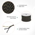 thumbnail image 2 of Uxcell 22 Yards Soft Twisted Rope Trim, 3mm/0.12" Black and Gold Polyester Twisted Silk Rope Cord for DIY Craft, 2 of 2