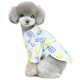 thumbnail image 1 of Ropa para cachorros, camisa de solapa con estampado de piña, camiseta polo de verano, ropa para mascotas, ropa para perros (verde), 1 of 5