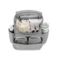 thumbnail image 3 of Skip Hop Forma Next Diaper Backpack, Grey, Water-Repellent, Multi-Pocket, Travel Ready, 3 of 5