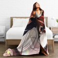 thumbnail image 5 of Anime Blanket, Jujutsu Kaisen Blanket, Super Soft Throw Blanket For Couch Sofa Bed, Cozy Lightweight Warm Flannel Blanket, 60"X50", 5 of 9