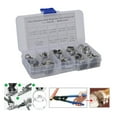 thumbnail image 1 of Deals Qaailabf Ear Plus Stainless Steel Hydraulic Hose Clamps O-Clips Pipe, 1 of 9