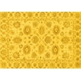 thumbnail image 1 of Ahgly Company Machine Washable Indoor Rectangle Abstract Yellow Modern Area Rugs, 2' x 4', 1 of 4