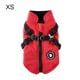 thumbnail image 2 of Arnés de invierno para mascotas, chaqueta impermeable a prueba de viento, para correr, ropa Universal ligera, gancho trasero, decoración de ropa, XS rojo Eigraketly PT000587-19, 2 of 7