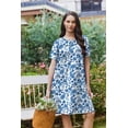 thumbnail image 5 of Ekouaer Moo Moos for Women Button House Dresses with Pockets Mumu, 5 of 7