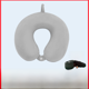 thumbnail image 3 of Almohada de espuma viscoelástica en forma de U Artefacto para dormir en la oficina Almohada para el cuello Almohada cervical para aviones y automóviles, 3 of 3