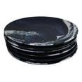 thumbnail image 3 of Set Of 6 Blue Japanese Hokusai Great Wave Porcelain Appetizer Salad Small Plates, 3 of 9