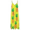 thumbnail image 4 of Lunarable Pineapple Sleeveless Dress for Women Clothing Female Women's Summer Skirt, 4 of 7