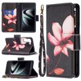 thumbnail image 1 of TECH CIRCLE Galaxy S23 Plus 5G Wallet Case,Premium PU Leather Zipper Card Slot Wrist Strap Magnetic Closure Kickstand Carrying Pouch Protective Case for Samsung Galaxy S23 Plus 5G 6.6 inch 2023,Lotus, 1 of 6