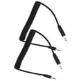 thumbnail image 1 of Camera Flash Coiled Cable,2pcs 3.5mm to Male Flash Trigger Cable Flash Sync Cablefor EO D Revolutionary Design, 1 of 9
