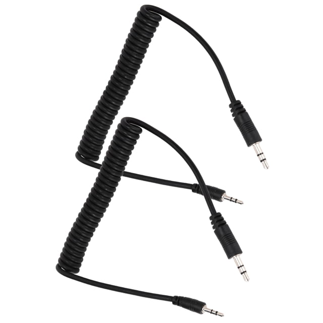 Flash Sync Cable, 3.5mm To Male Flash C1 Sync Cable Sensitive Plug And Play Quick Response 2pcs For 70D Camera