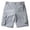 Gray, variant on Men's Button Front Cargo Shorts Nylon Elastic Waist Solid Color Lightweight Breathable 5 Inch Outdoor Hiking Bottoms M-5XL Summer