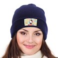 thumbnail image 4 of Hello Kitty Winter Beanie Hats for Men Women, Warm Cozy Knitted Cuffed Skull Cap, 4 of 8