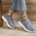 thumbnail image 3 of Vedolay Flats Sneakers Slip On Shoes for Women Comfort Summer Sneakers Soft Business Sneakers,Gray 8.5, 3 of 5
