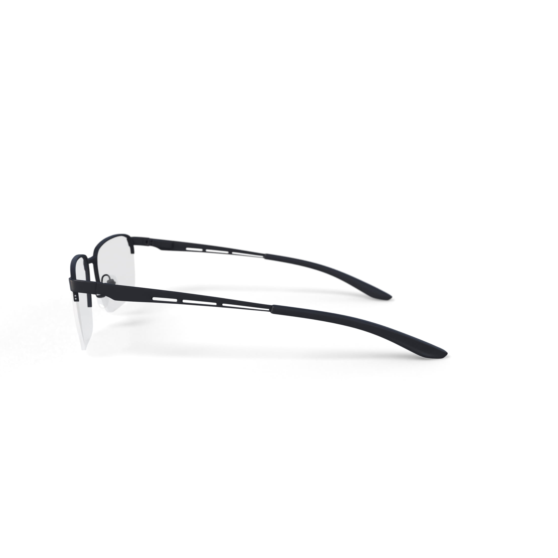 Walmart Men's Greg Rectangular Prescription Eyeglasses with Case, Gunmetal