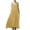 Yellow, variant on Diufon Women's Cotton Linen Dresses Summer Solid Color Long Dress V Neck Sleeveless Pleated Dress