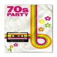 thumbnail image 1 of 70s Party Bandana, 70s Party Casette Tape, Unisex Head and Neck Tie, by Ambesonne, 1 of 2