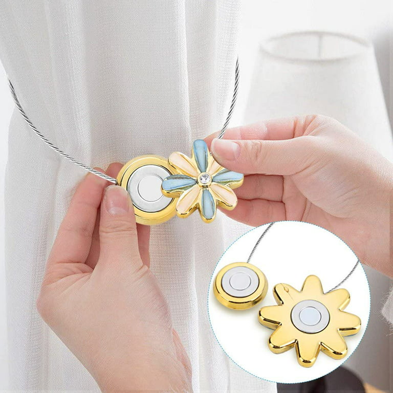 Curtain Tieback Magnetic Curtain Clips - 2pcs/Set