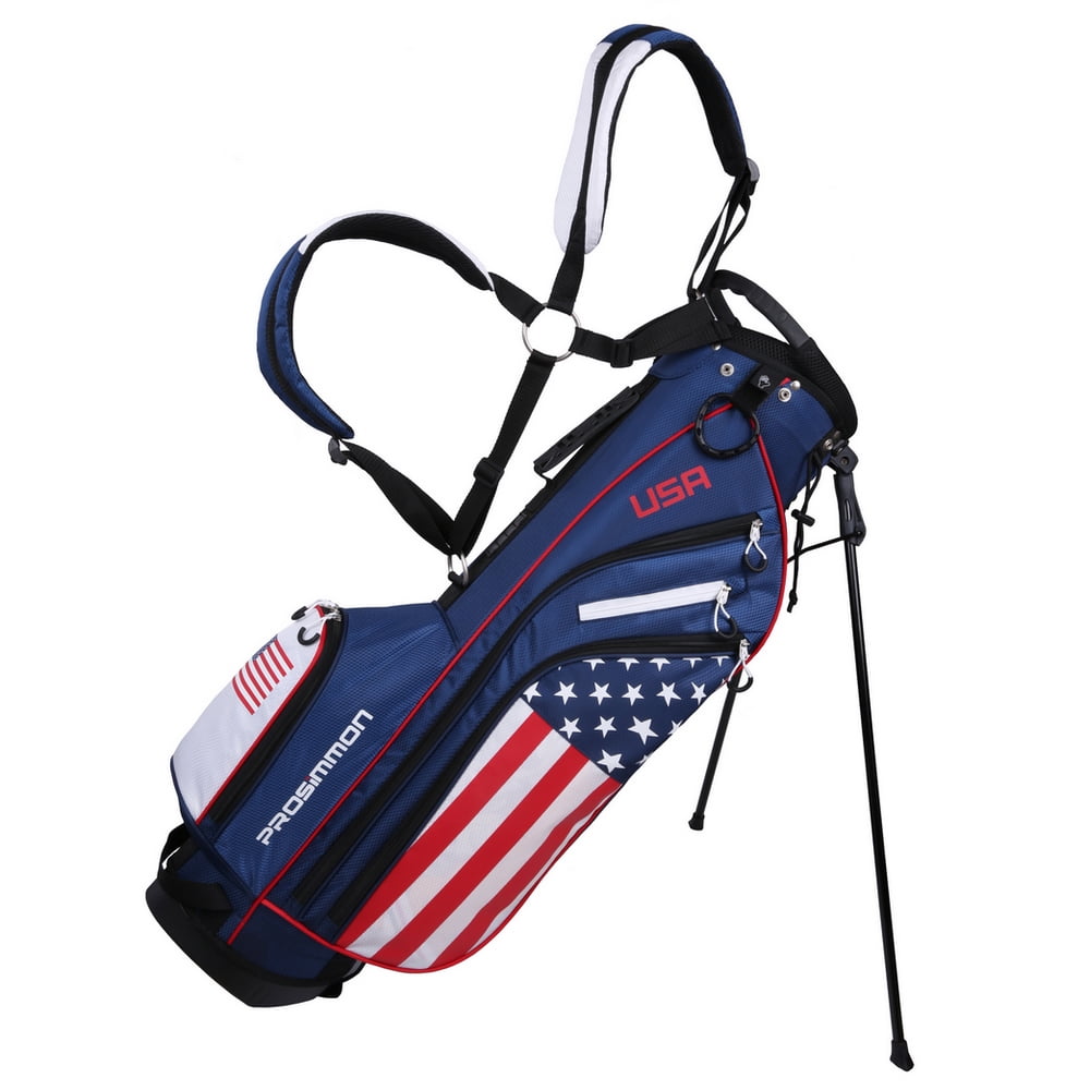 Club Champ Golf Stand Bag, 7 Way, Black - Walmart.com