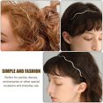 thumbnail image 2 of 6Pcs Simple Metal Hair Hoops Elegant Fashion Headdress Women Hair Decors, 2 of 3