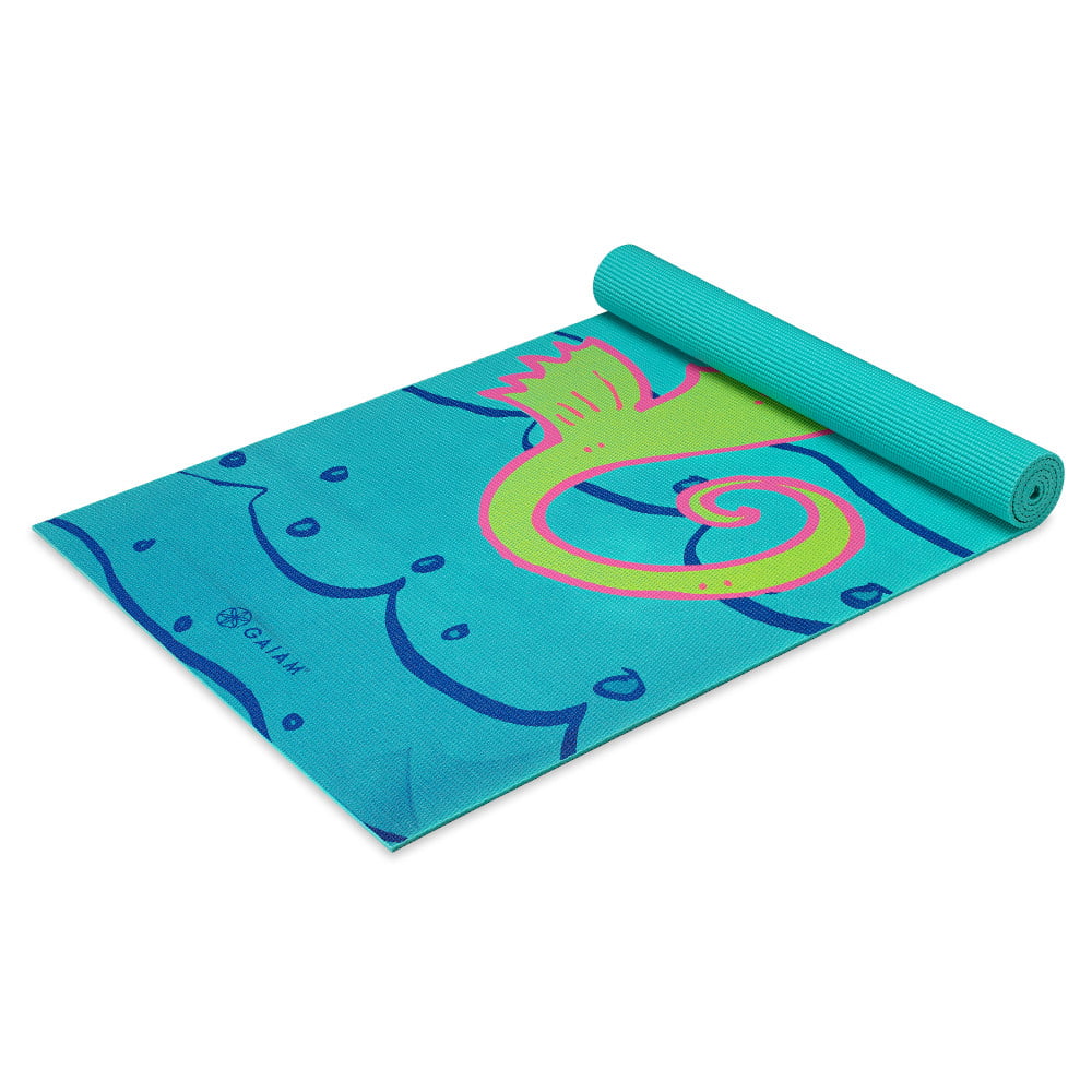 Gaiam Kids Yoga Mat Exercise Mat, Yoga for Kids with Fun Prints - Playtime  for B