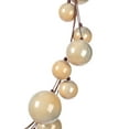thumbnail image 3 of Vickerman 10' Oat Pearl Branch Ball Wire Garland., 3 of 4
