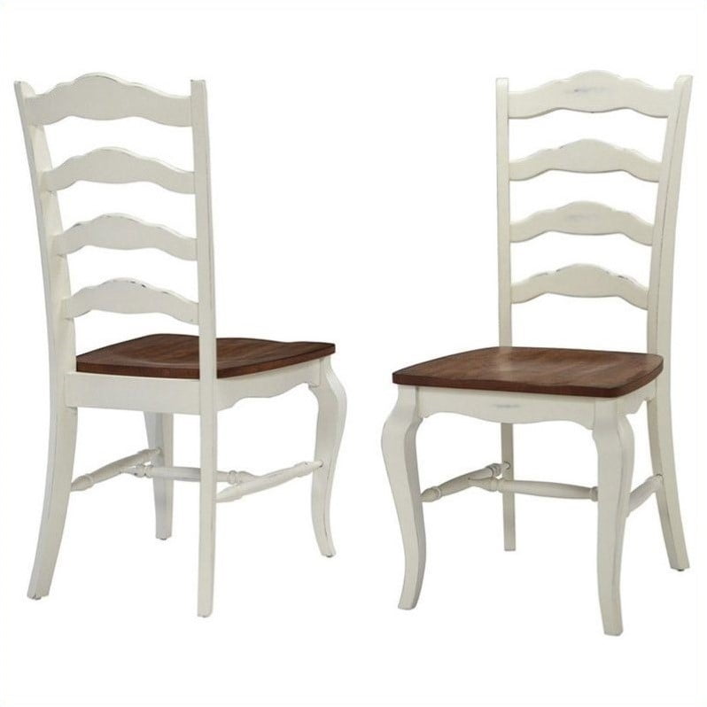 Home Styles French Countryside 2Piece Oak Dining Chair