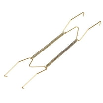 Uxcell 9.06" W Type Plate Hanger Stainless Steel Iron Zinc Plated