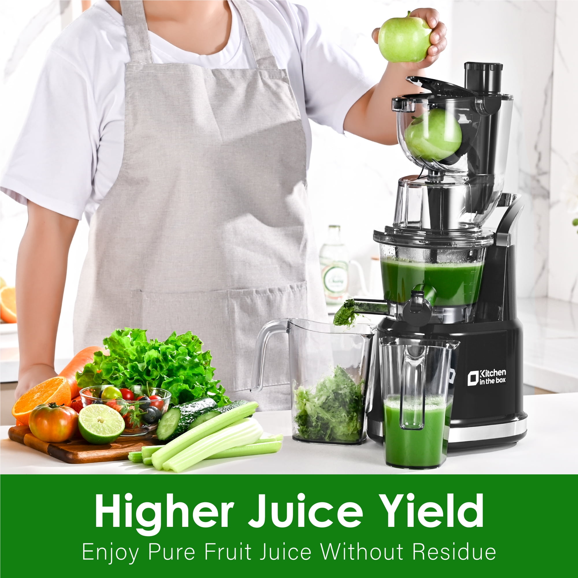 Kitchen in the Box Cold Press Juicer Machines With 3.26