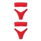 thumbnail image 4 of Traje de baño de mujer Soidarity 2Conjunto Rojo, 4 of 6