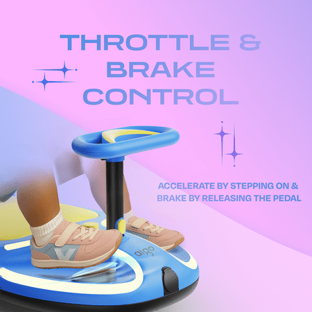 aigo Electric Wiggle Car Ride-On Toy with LED Lights