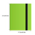 thumbnail image 5 of Classeur de Cartes 20 Pages 4 Pochettes Grande Capacité Couverture Colorée Album de Rangement pour Collection de Cartes pour Rangement de Cartes de Jeu Vert, 5 of 5