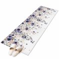 thumbnail image 2 of Purple Flowers 2'x6' Runner Rug, Spring Floral Elegant Pastoral Watercolor Washable Non-Slip Area Rugs for Hallway Kitchen Floor Bedroom Entryway, StainResistant Laundry Carpet Decoration Indoor Mat, 2 of 9