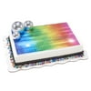 Disco-Neon Quarter Sheet Cake