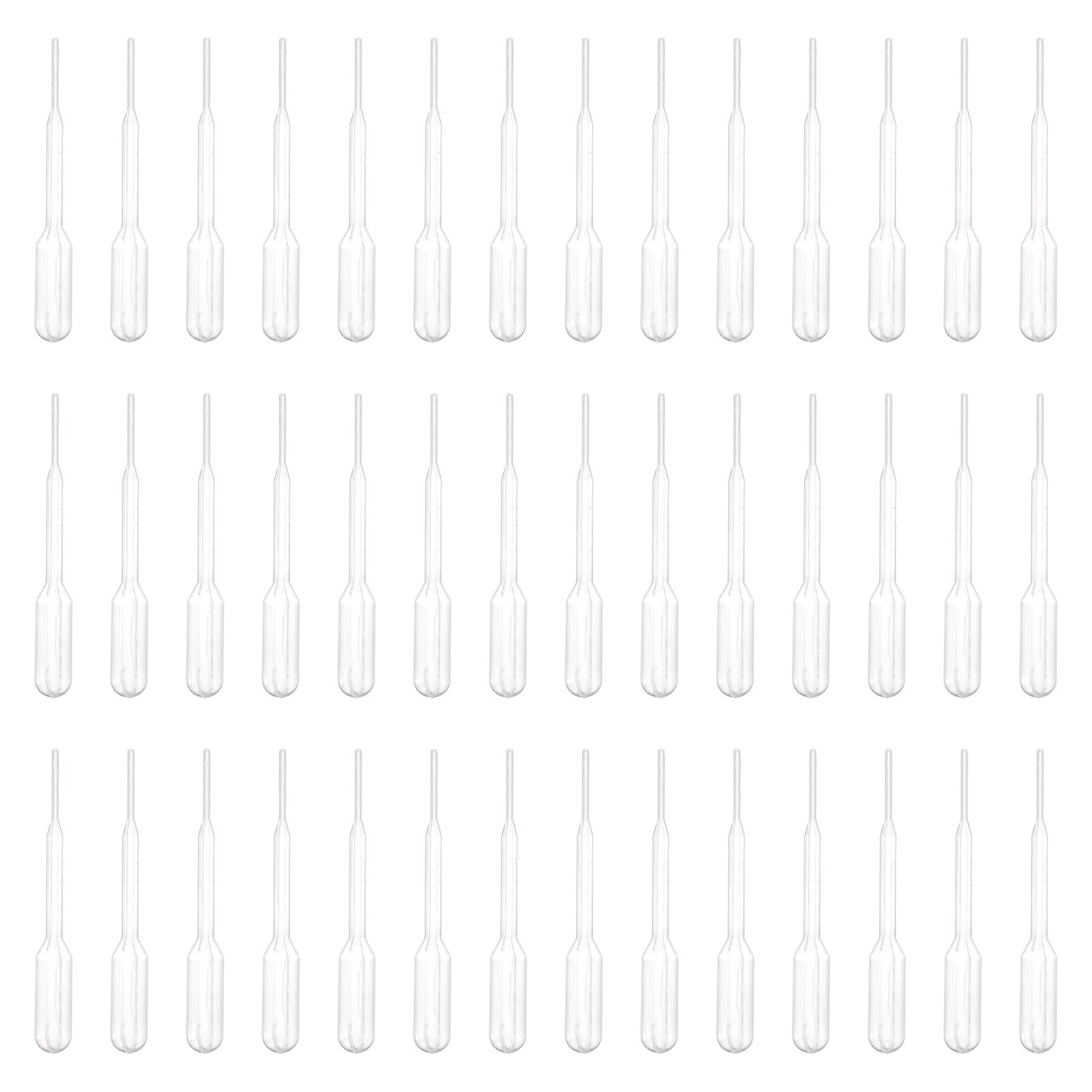 100pcs 0.2ml Disposable Plastic Transfer Pipette Graduated Droppers