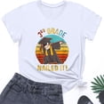 thumbnail image 2 of Regalos de graduación para él, ella, 2022, camiseta universitaria de escuela secundaria, blusa de manga corta con estampado de letras de verano Fridja hjk2463, 2 of 4