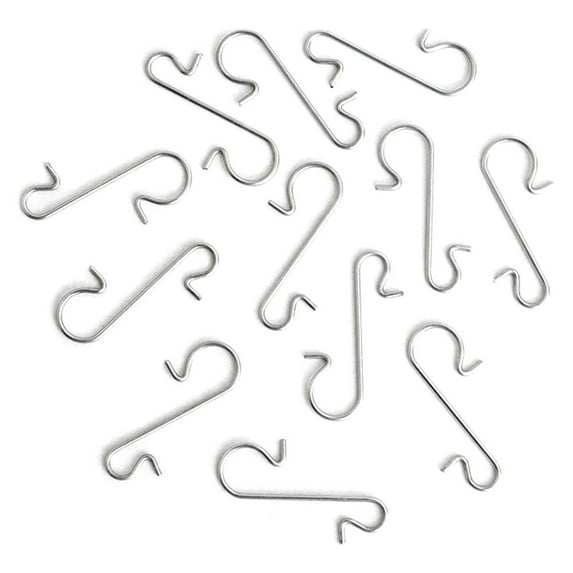 1 Pack Of Christmas Decorations S-shaped Hooks For Christmas Tree Stainless Steel S Shape Hanging Hook