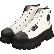 Palladium Womens Revolt Hi Tx Round Toe Hiking Hiker Ankle Boots