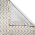 thumbnail image 3 of Ambesonne Abstract Kitchen Curtains, Minimalistic Chevron Art, 55"x45", Blue Grey Pastel Brown, 3 of 3