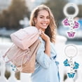 thumbnail image 5 of 2Pcs Butterfly Keyrings For Women, Cute Keychain Girly Butterfly Keyring For Girls,for Key Bag Purse Accessories, 5 of 5