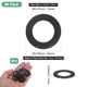 thumbnail image 3 of Uxcell 60-Pack M12 Arandelas Planas de Nylon 12mm ID 20mm OD 1mm Grosor Espaciador de Sellado Junta Anillo Negro, 3 of 6