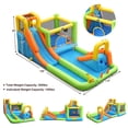 thumbnail image 3 of Spaco 8 in 1 Inflatable Water Slide Park Bounce House Without Blower, Jumping Castle Family Backyard Bouncy Castle, Durable Sewn with Extra Thick Material, Idea for Kids, 3 of 9