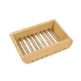 thumbnail image 3 of Soap Dish Container Moisture-proof Handmade Hardness Bamboo Storage Tray Practical Multifunctional Draining Box for Products New product 10, 3 of 9