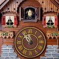 thumbnail image 4 of MEIBUTYUP Pendulum Wall Clock Metal Assorted Colors for Home Decor Easy Installation Accurate Timekeeping, 4 of 7