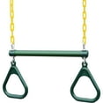 thumbnail image 3 of Gorilla Playsets 17" Trapeze Bar with Rings, Green/Yellow, 3 of 4